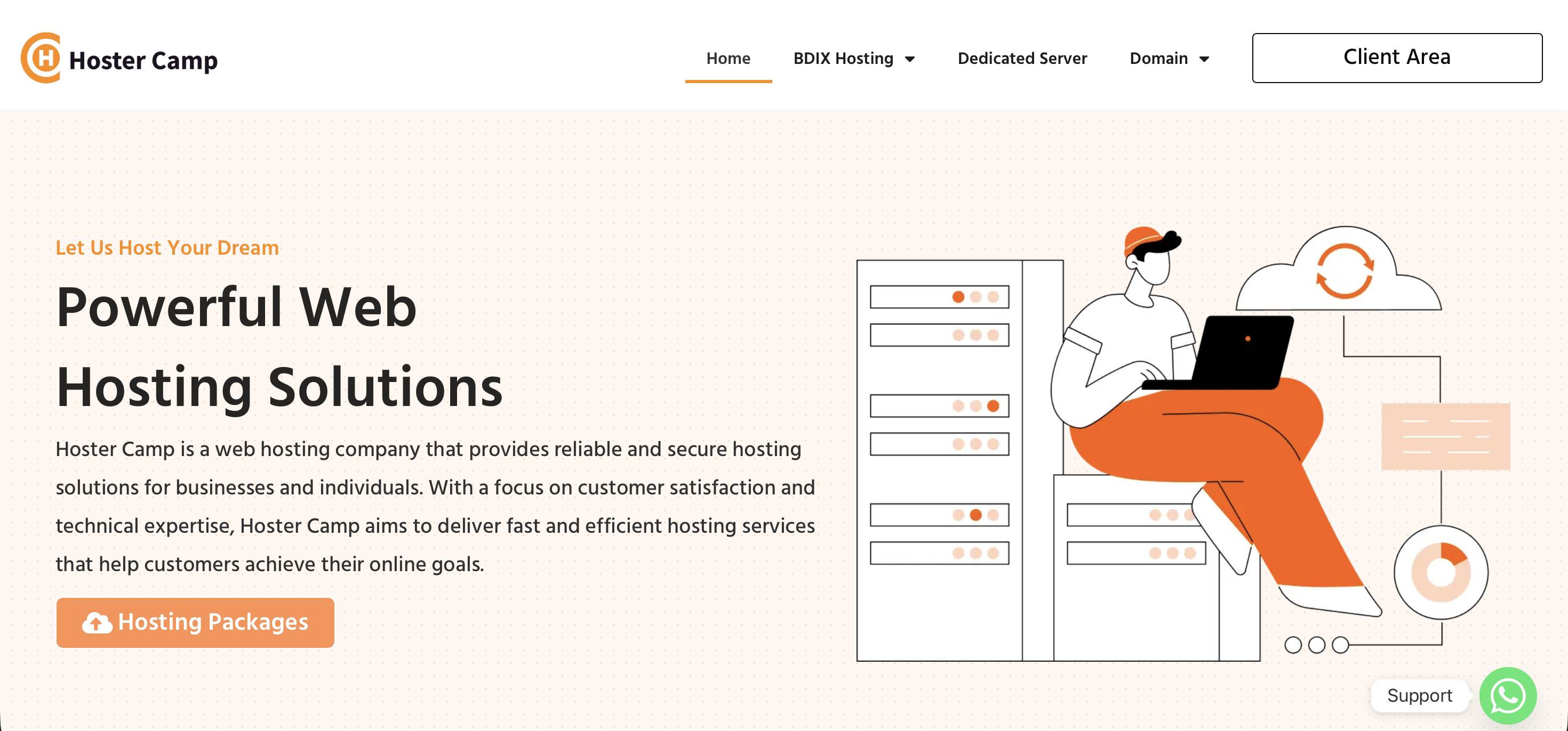 Hoster Camp — Web Hosting, 500+ sites